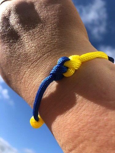 Ukraine colours bracelet - ukraine,