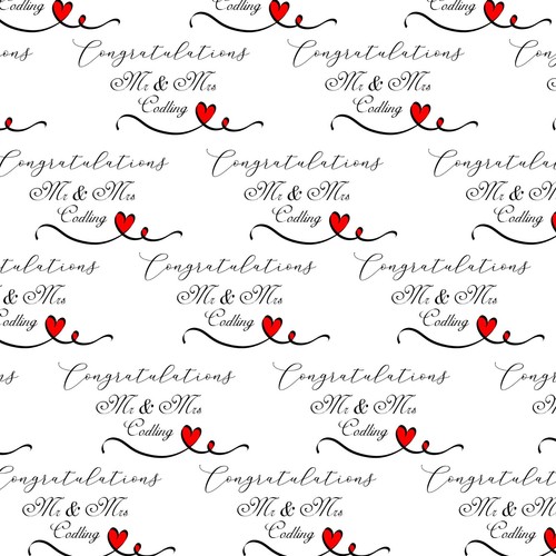 Personalised wedding gift - wedding,