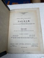 ORIGINAL 1965 JAGUAR MK10 4.2 SPARE PARTS CATALOGUE - 323 PAGES J36