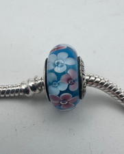 Pandora Murano blue glass bead