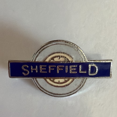 Sheffield bus company enamel - company,