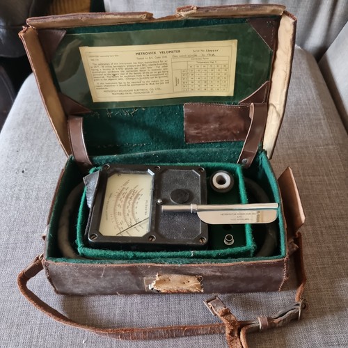 Vintage metrovick velometer - metrovick,