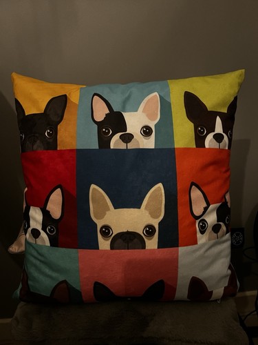 French bulldog cusion - bulldog,