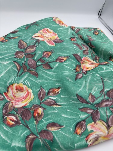Vintage green polyester - green,