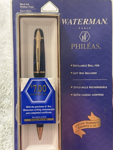 Waterman phileas black ink - phileas,