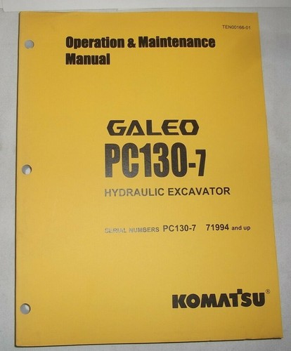 Komatsu pc130 excavator - komatsu, pc130-7