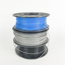 MakerBot Grey PLA 3D Printing Filament Job Lot - Grey - Black Blue - 1.75mm
