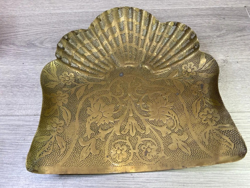 Brass dust crumb - dust, pan