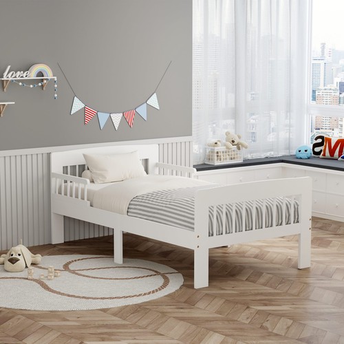 Wooden single bed toddler kids - bed,