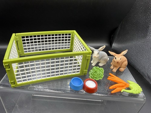 Schleich farm world toy rabbit - schleich,