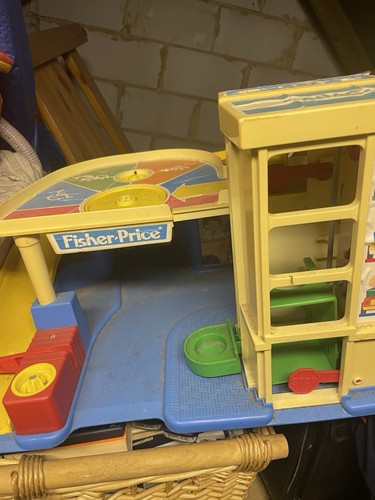 Vintage fisher price garage - fisher,