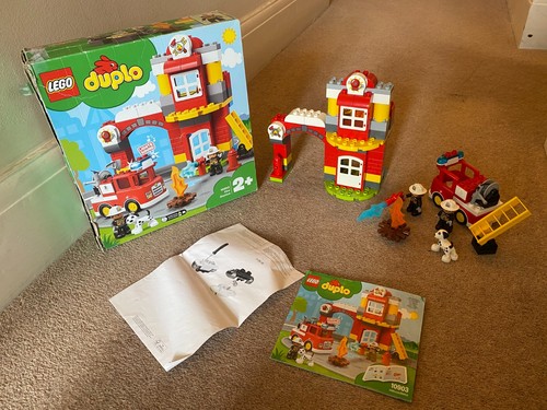 Lego duplo fire station - lego, duplo: