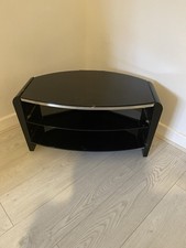 Almson Tv Stand Cabinet Entertainment Units In Black