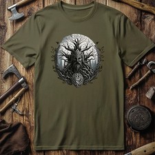 Vikings Nordic60 T-Shirt Tree of life Viking Warrior & Norse Legend T-Shirts