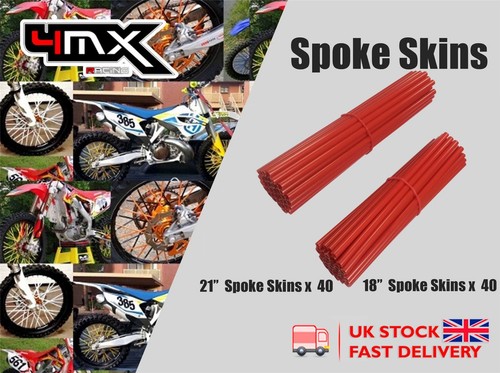 Wheel spoke protectors red - protectors,