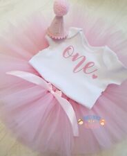 Pink baby girls tutu cake