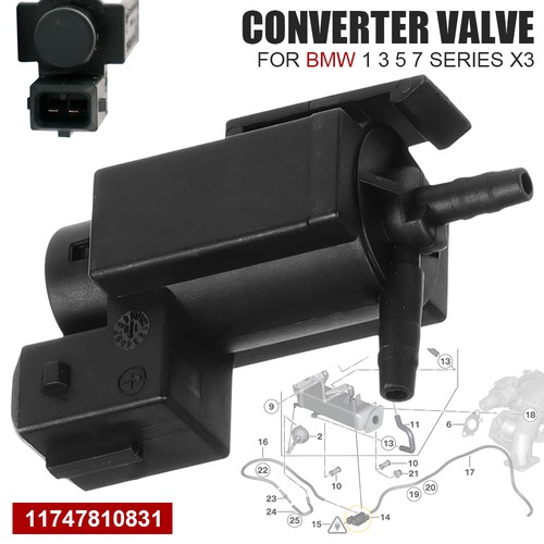 Boost pressure converter - converter, valve