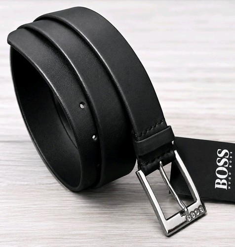 Hugo boss black leather - black,