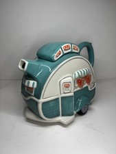 NEW Blue Sky Teapot Retro