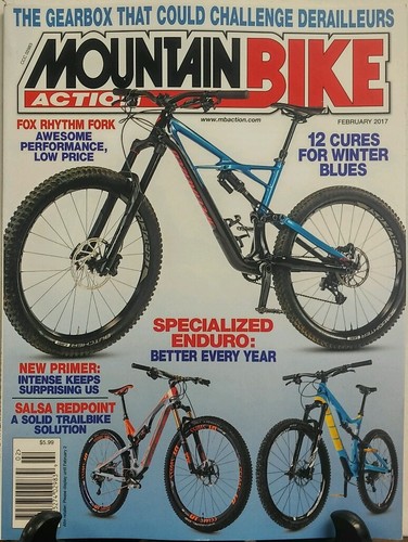 Mountain bike action february - mountain,