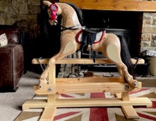 Handmade wooden rocking horse - handmade,