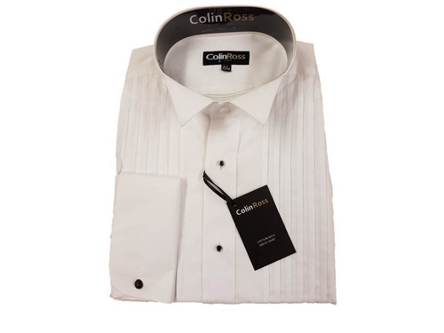 White cotton rich pleated - cotton,