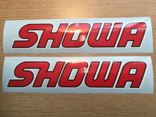 Showa upper fork decals - fork,
