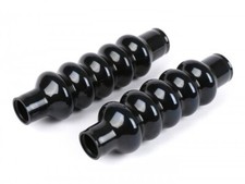 LAMBRETTA LI SX TV GP BLACK THIN TYPE SHOCK ABSORBERS FRONT DAMPER GAITERS