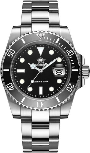 Addiesdive black quartz - black, mens