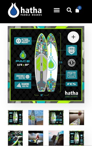 Hatha pace paddle board - board, in