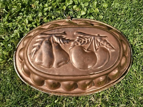 Vintage large copper fruit - vintage,