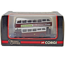 Corgi OM41603 Burgundy & White