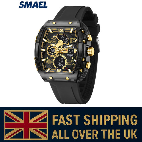 Smael mens waterproof watch - waterproof,