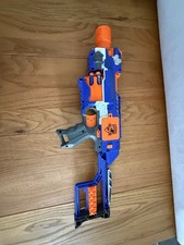 Nerf N-Strike Elite Stockade Blaster Semi Auto Motorized Dart Gun with Darts