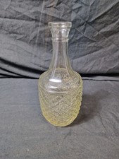 Vintage Pressed Glass Decanter