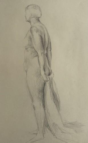 Vintage life drawing - vintage,