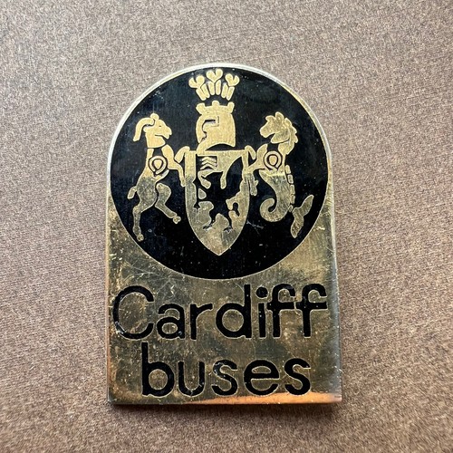 Cardiff buses badge - cardiff, badge.