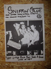 SNIFFIN' GLUE No 12 fanzine -