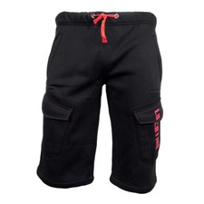 X2 Mens Fleece Short Sport Casual Elasticated Pockets Shorts Cargo