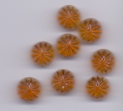 Glass vintage buttons - 8,
