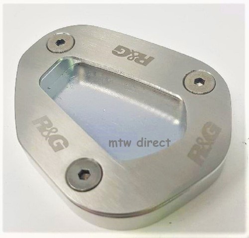 Silver sidestand shoe puck - silver,