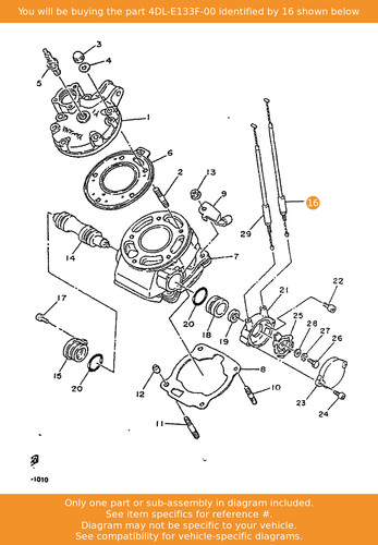 Yamaha cable pulley - cable,, 2