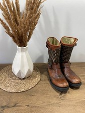 ASH BOOTS BROWN LEATHER