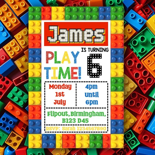 Personalised building blocks - personalised,