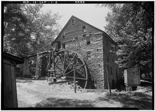 Rock run water mill - rock,