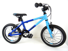 2024 Wild Bikes 14" Stage 2 Unisex Kids Bike Age 4-6 New Ex-Display Blue KB-218