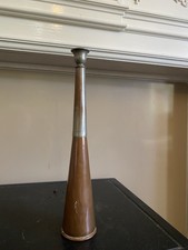 Antique  small copper & silver plated hunting  horn 9.1/2”