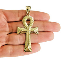 Solid 10k yellow gold - 10k, 2.1"