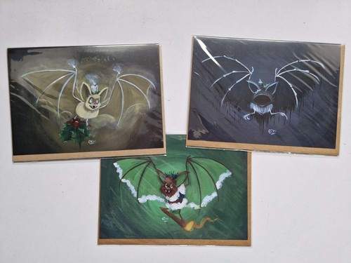 Christmas carol bats - carol, greetings