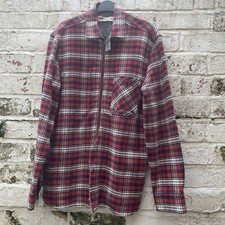 Levi’s Shirt Jacket Shacket Check Checked Lumberjack Red L Levis